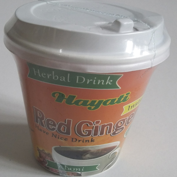 Minuman Instan Jahe Merah Hayati (Isi 5 pcs Paper Cup)
