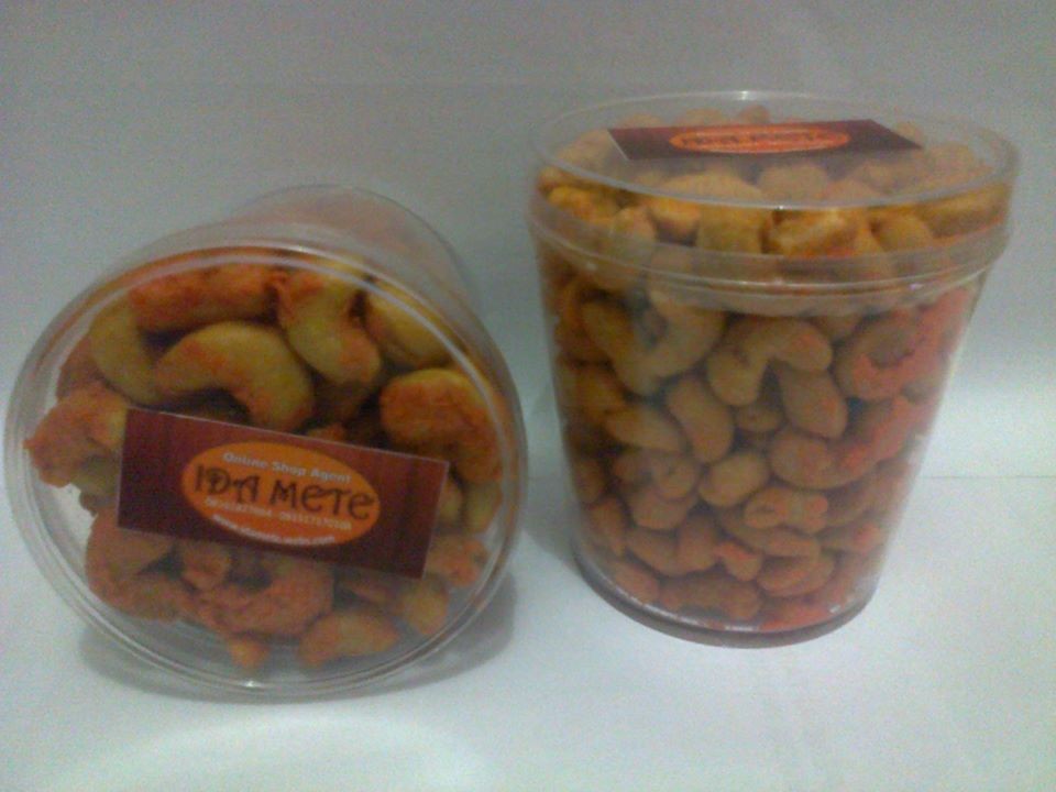 Kacang Mete Toples 1 Rasa-250Gr ( @ 2 Pack - Original/Madu/Balado/Wijen/Keju/Balado Thailand/Crispy)