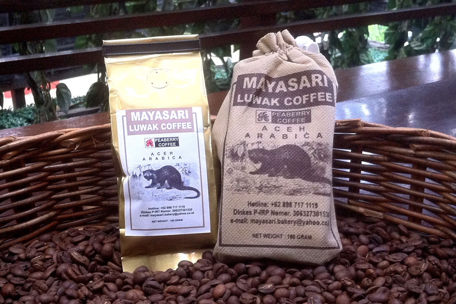 Mayasari Kopi Luwak Aceh Peaberry Coffee (100gr)