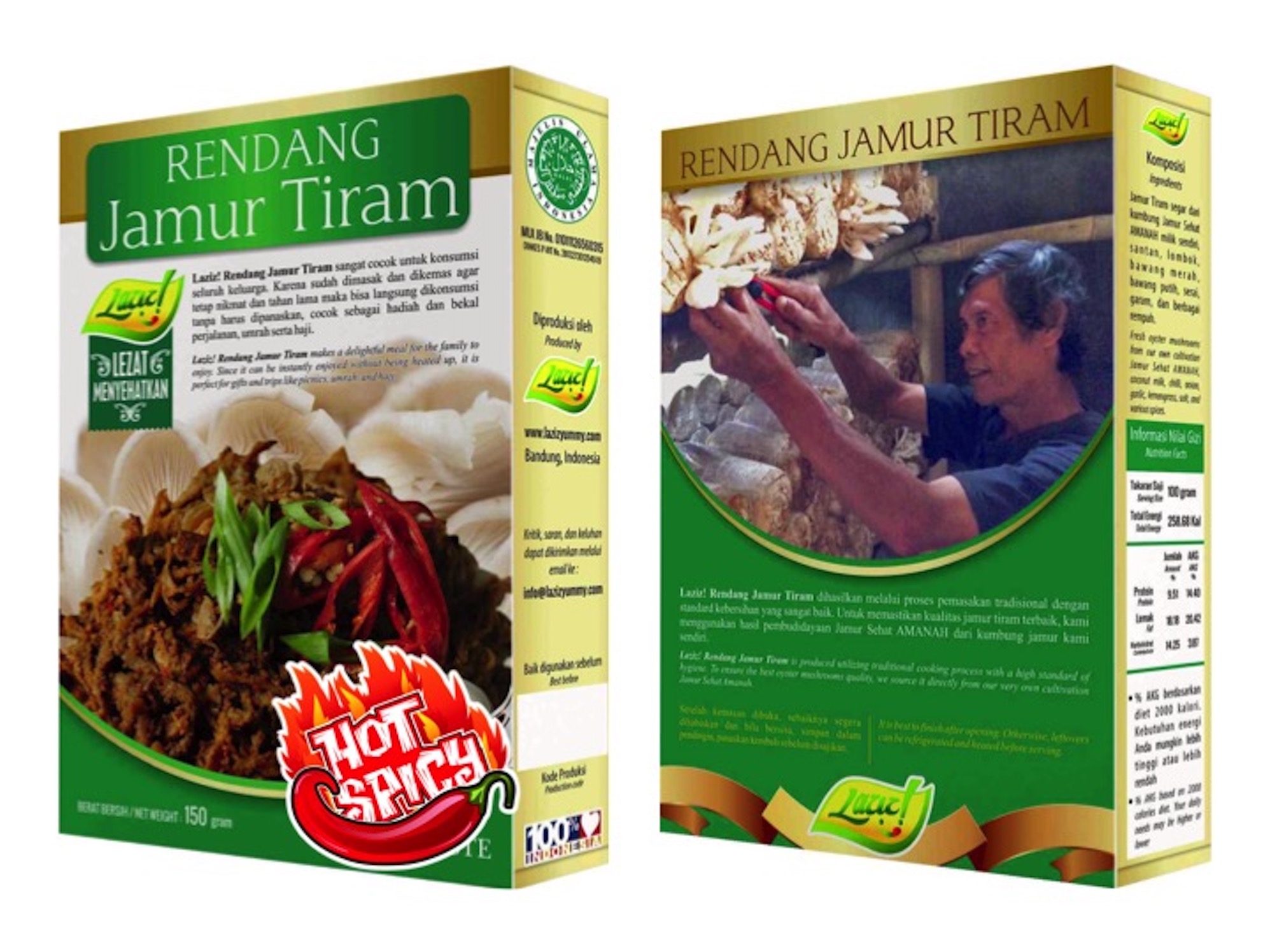 Rendang Jamur Tiram Hot Spicy