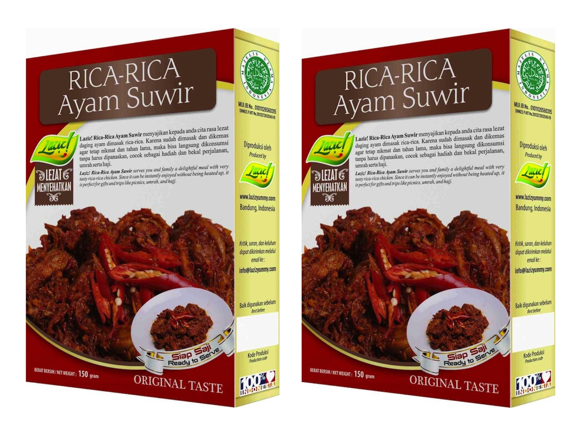 2 Rica-Rica Ayam Suwir