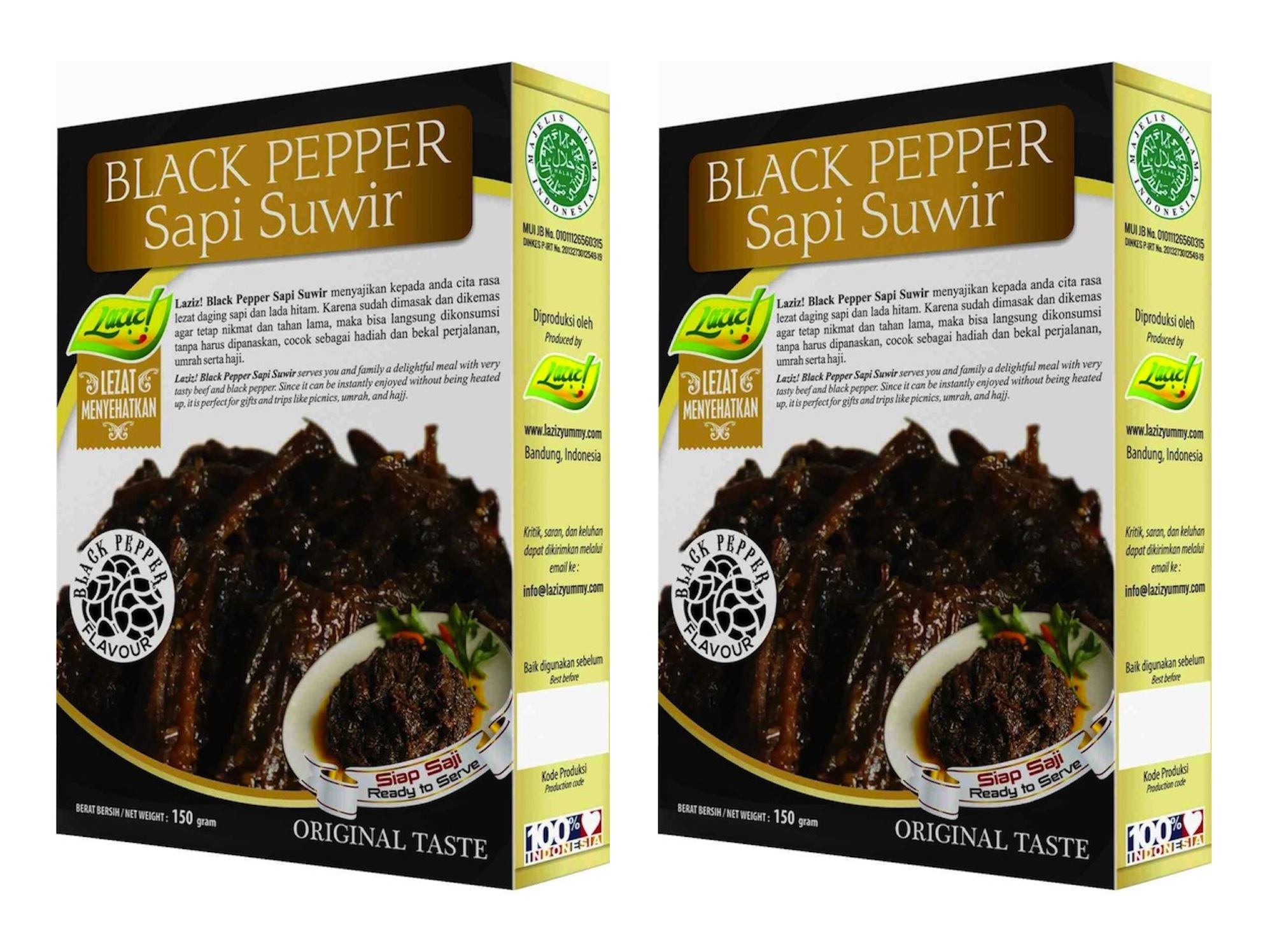 2 Black Pepper Sapi Suwir