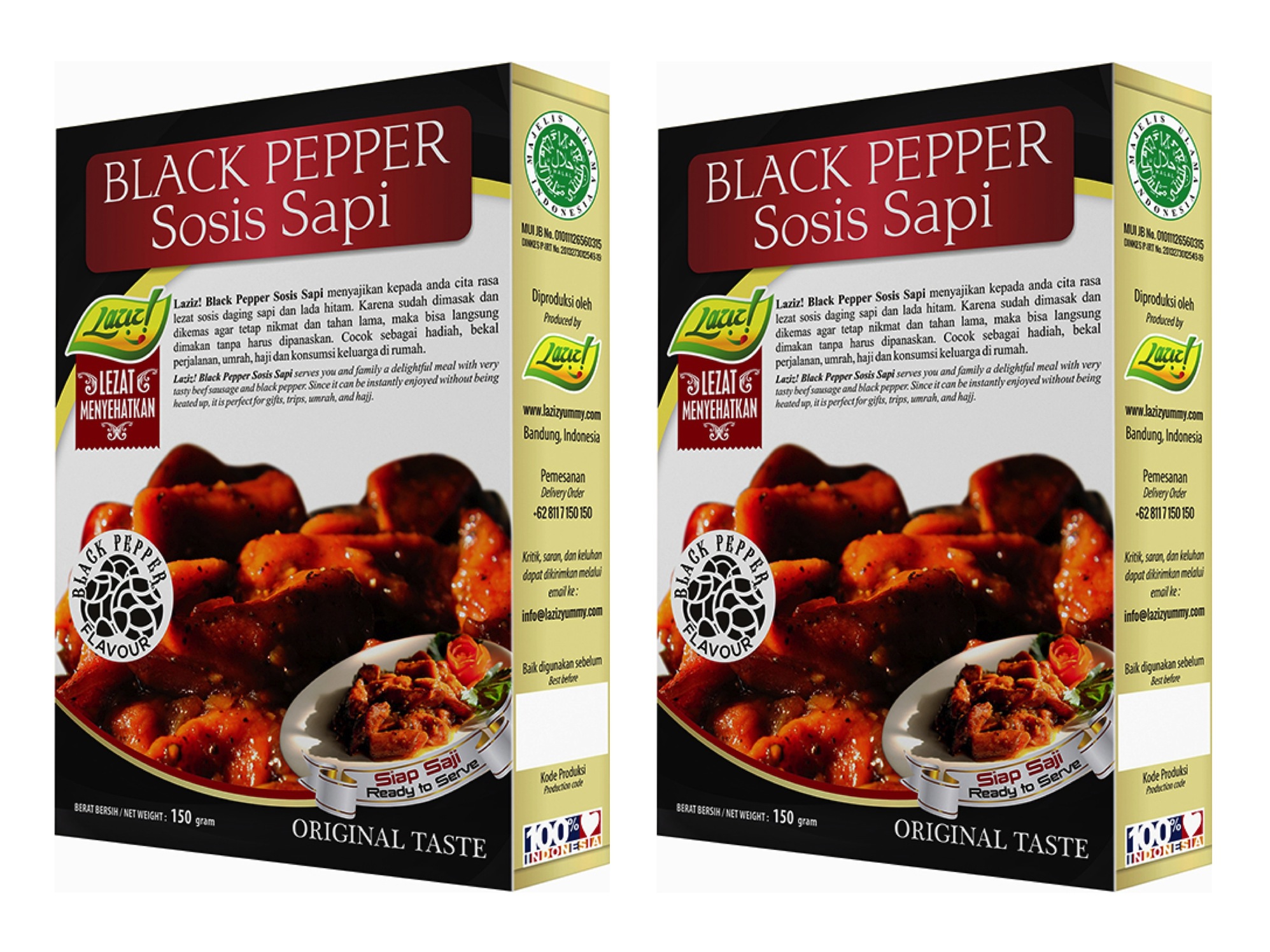 2 Black Pepper Sosis Sapi
