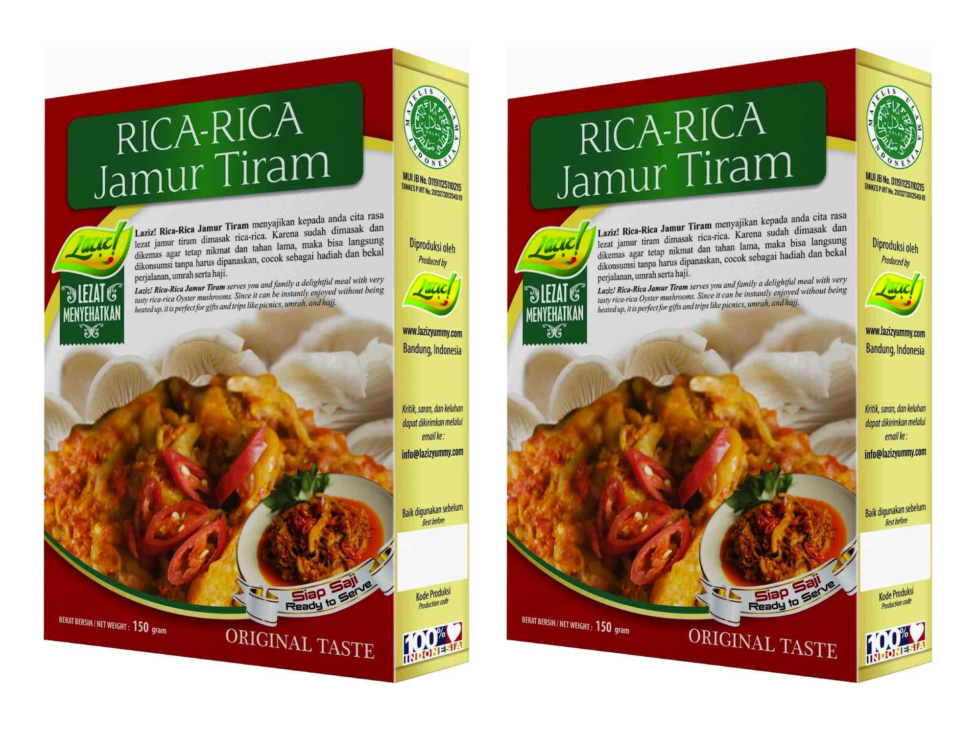 2 Rica-Rica Jamur Tiram