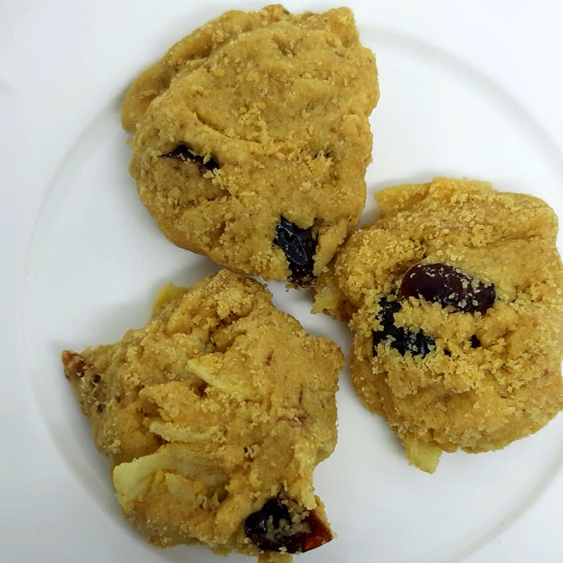 COOKIES PISANG GLUTEN FREE SACSET ISI 2 PACK @30GR