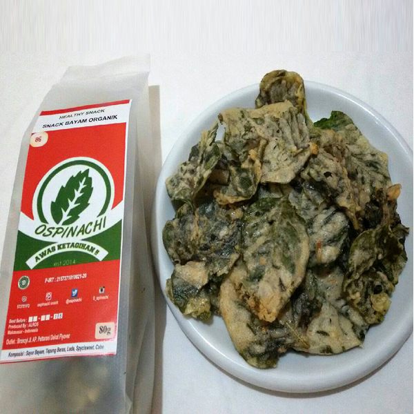 Bayam Organic Ospinachi Rasa Original & Pedas (Isi 4 pcs : @2pcs)
