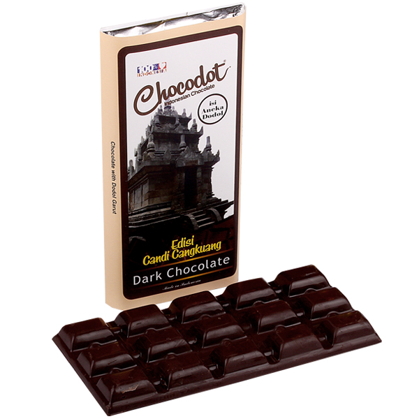 Coklat Chocodot Bar Candi Cangkluang ( (Dark Chocolate Isi Aneka Dodol )/ 2 Pcs Edisi Bar