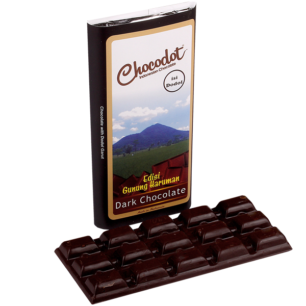 Coklat Chocodot Bar Gunung Haruman ( (Dark Chocolate Isi Dodol)/ 2 Pcs Edisi Bar