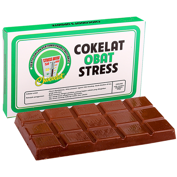 Coklat Chocodot Update Obat Stress (Milk Cookies) / 2 Pcs Edisi Update