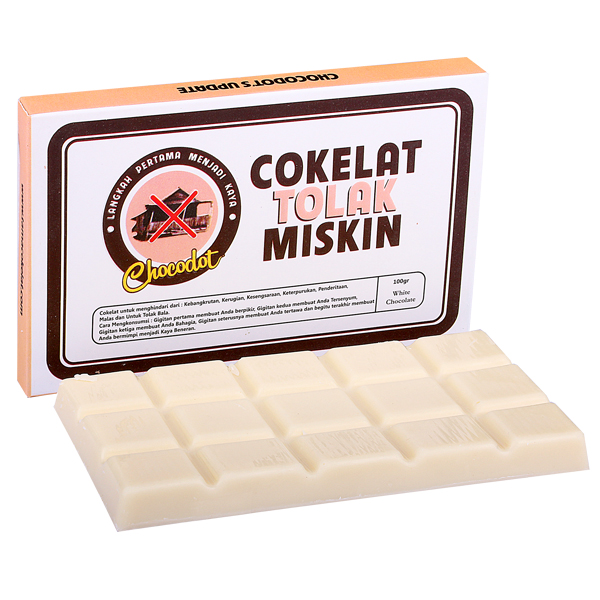 Coklat Chocodot UpdateTolak Miskin (White Chocolate)/ 2 PCS Edisi Update