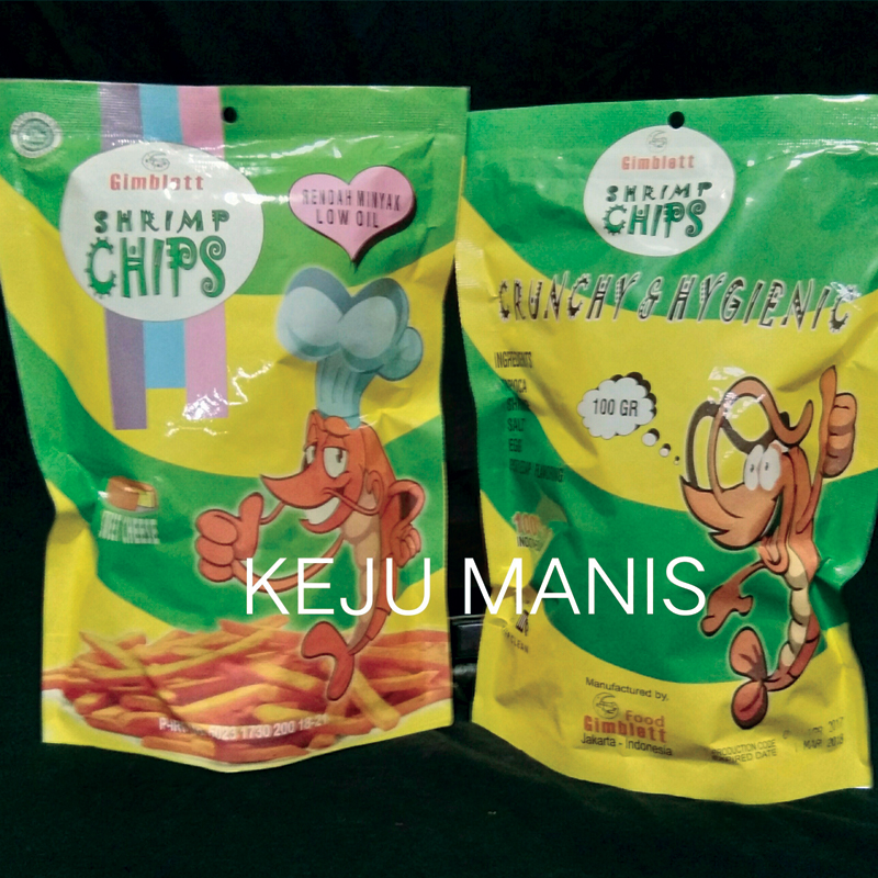 Shrimp Chips Keju Manis 3 Pack