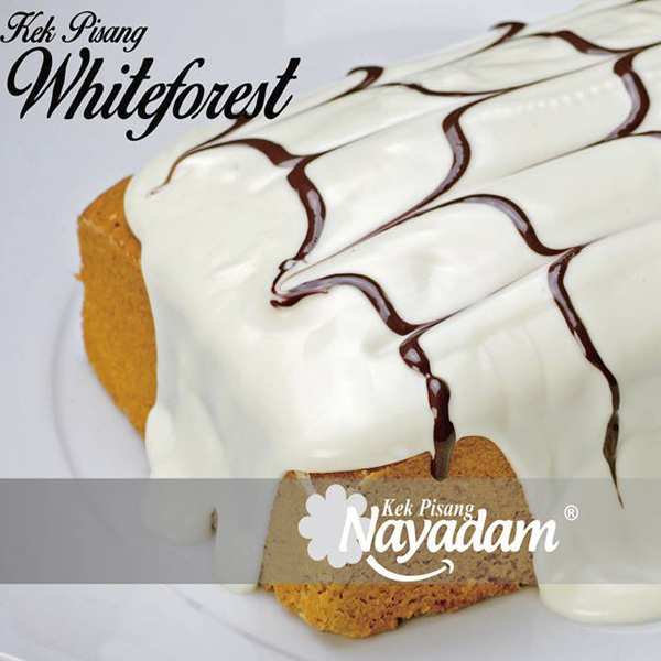 Kek Pisang Whiteforest Nayadam