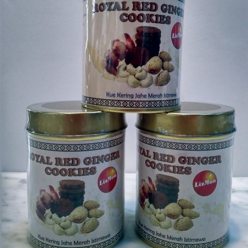 ROYAL RED GINGER COOKIES CANISTER