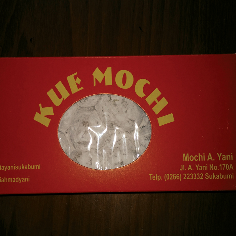 Mochi Isi Kacang Tanah (Aroma Suji Pandan @ Isi 21 )