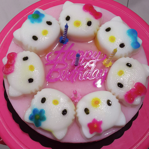 Simple Jelly Art Hello Kitty / Pop Up