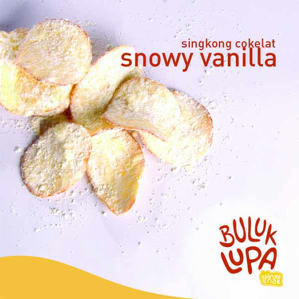 Keripik Singkong Snowy Vanilla Buluk Lupa (2 Pcs)