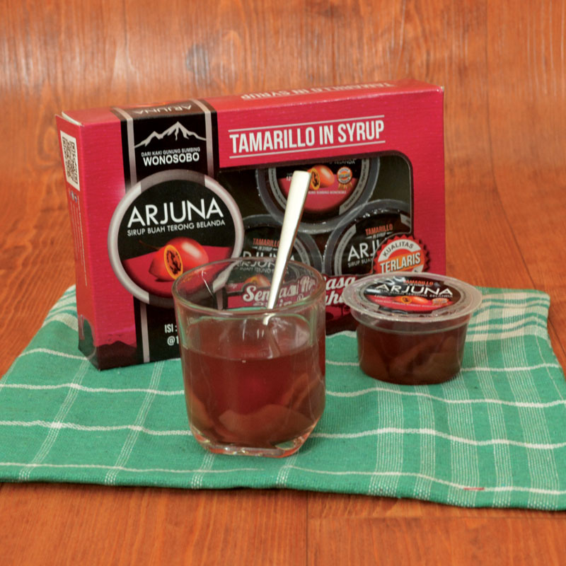 Tamarillo in Syrup Arjuna 2 Dus ( isi 12 cup )