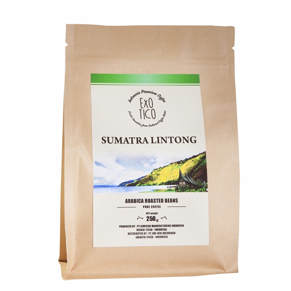 Exotico Arabica Sumatra Lintong Roasted Beans Coffee