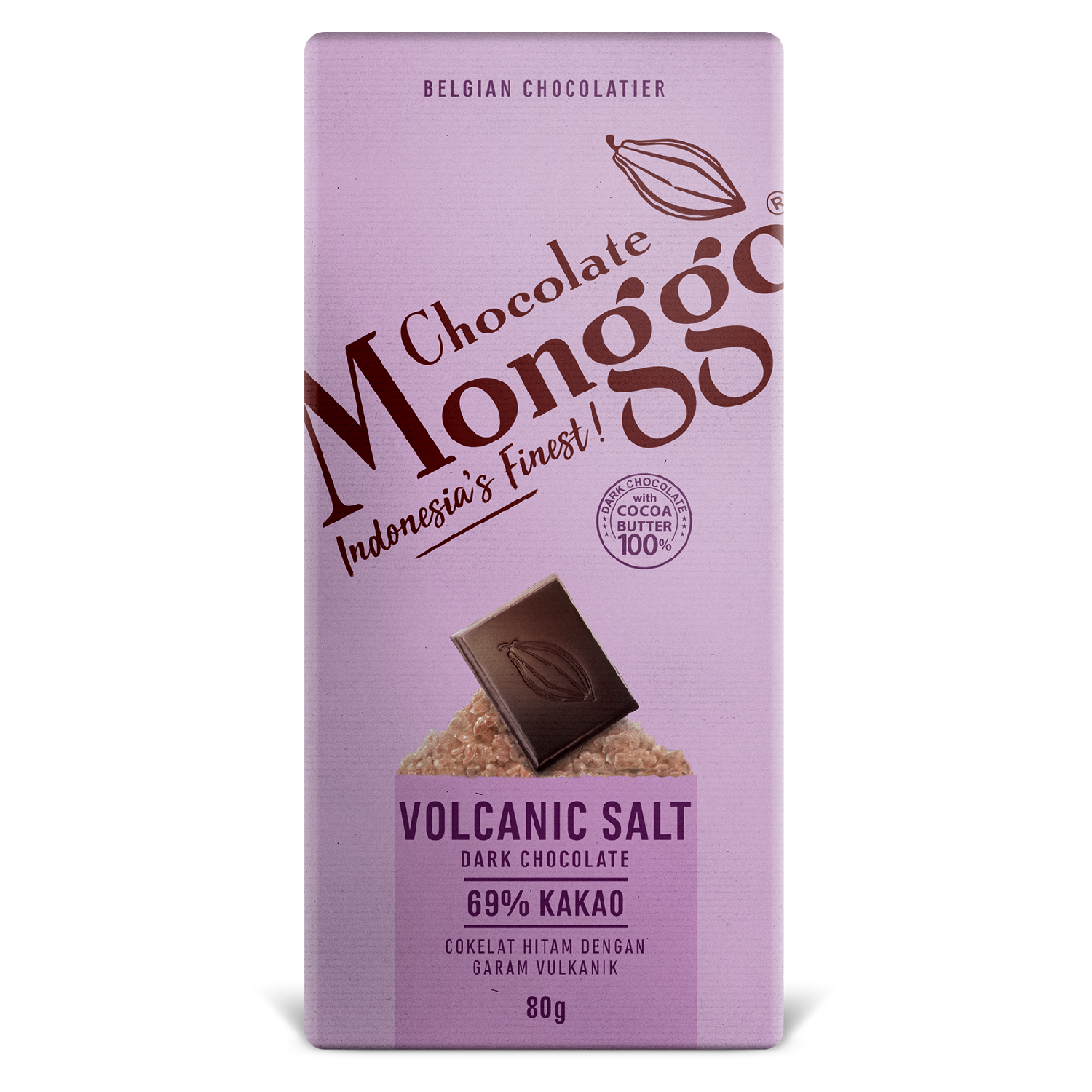 CHOCOLATE TABLET WITH VOLCANIC SALT