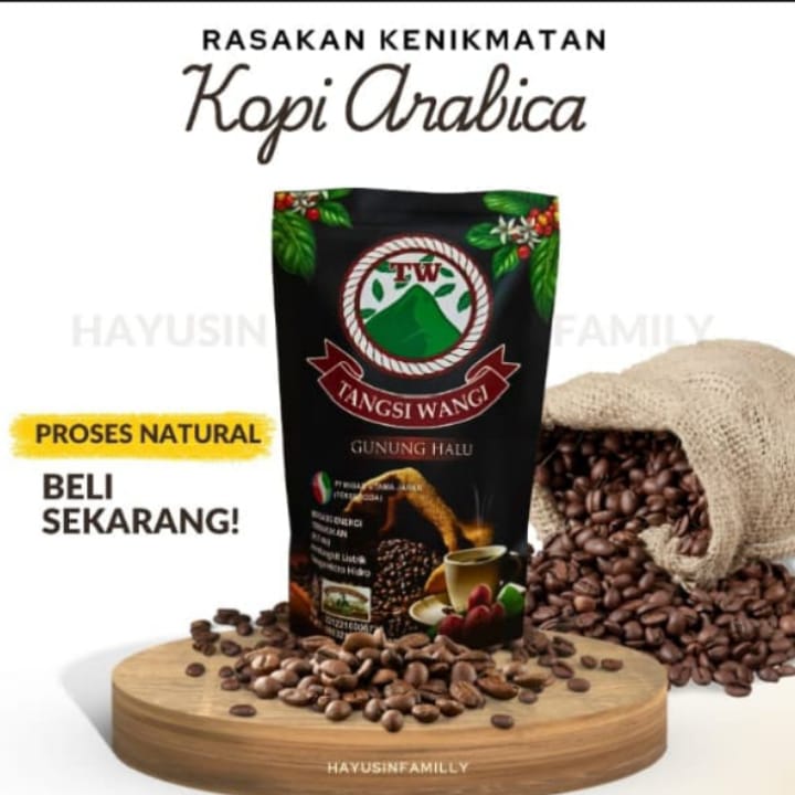 KOPI TANGSI WANGI ARABIKA NATURAL 200GR